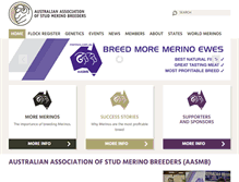 Tablet Screenshot of merinos.com.au